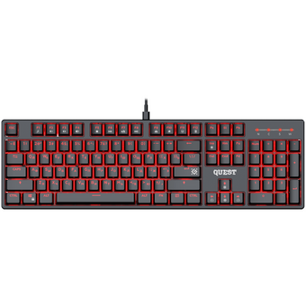  Клавиатура DEFENDER Mechanical Quest GK-596 RU (45596) BLK 