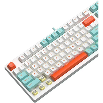 Клавиатура A4Tech Fstyler FS300 механическая черный/серый USB for gamer LED Panda rock 