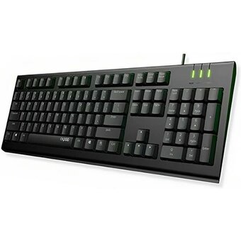  Клавиатура Rapoo NK1900, USB, Чёрный 