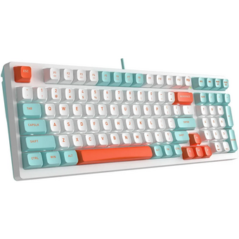  Клавиатура A4Tech Fstyler FS300 механическая черный/серый USB for gamer LED Panda rock 