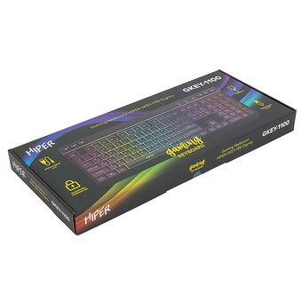  Игровая клавиатура HIPER GKEY-1100, черный 