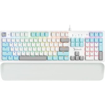  Клавиатура A4Tech Bloody S515R механическая белый USB for gamer LED Icy white 