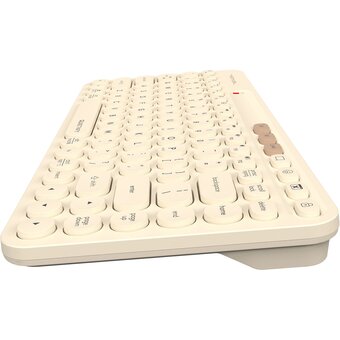  Клавиатура A4Tech Fstyler FBK36C AS бежевый USB беспроводная BT/Radio slim Multimedia 