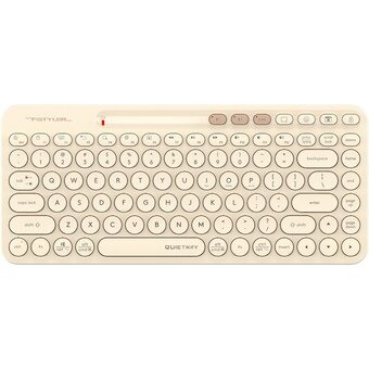  Клавиатура A4Tech Fstyler FBK36C AS бежевый USB беспроводная BT/Radio slim Multimedia 