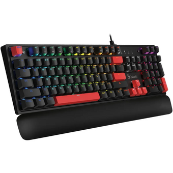  Клавиатура A4Tech Bloody S515R механическая черный USB for gamer LED Fire black 