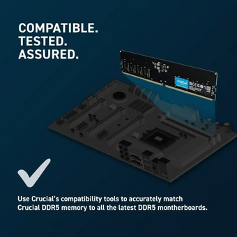  ОЗУ Crucial CT16G56C46U5 CL46 16GB DDR5 5600 DIMM , 1.1V 