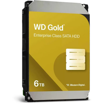  HDD WD Gold WD6004FRYZ, 6ТБ, SATA III, 3.5" 