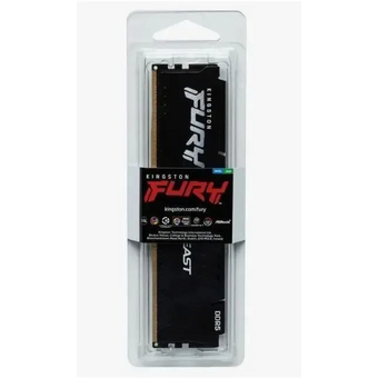  ОЗУ Kingston Fury Beast Black XMP CL34 (KF568C34BB-16) DDR 5 DIMM 16Gb PC54400, 6800Mhz, (retail) 