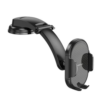  Автомобильный держатель BOROFONE BH73 Charm press type center console черный 