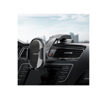  Автомобильный держатель BOROFONE BH73 Charm press type center console черный 