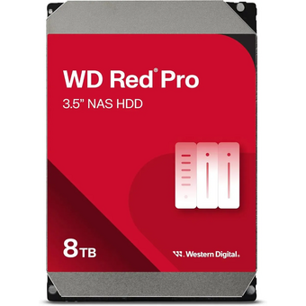 HDD WD Red Pro WD8005FFBX, 8ТБ, SATA III, 3.5" 
