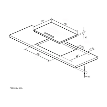  Варочная поверхность LEX GVG 954 BBL 