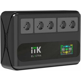  ИБП ITK Electra ELT5-1000VA-1-001 600Вт 1000ВА черный 