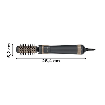  Фен-щетка Rowenta CF9528F0 коричневый/золотистый 
