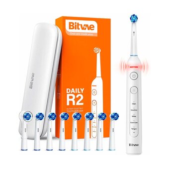  Электрическая зубная щетка Bitvae R2 Rotary E-Toothbrush (R2 White) белая 