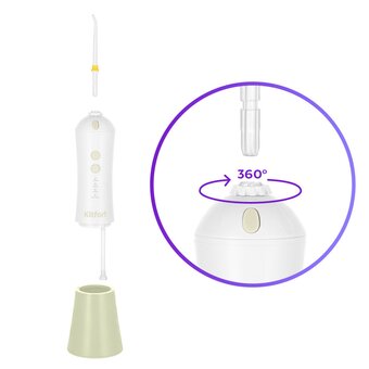  Ирригатор Kitfort КТ-2958-2 портатив. 4 насад. зеленый/белый 