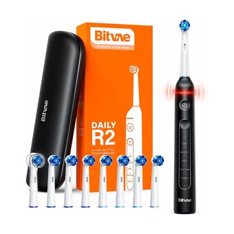  Электрическая зубная щетка Bitvae R2 Rotary E-Toothbrush (R2 Black) черная 