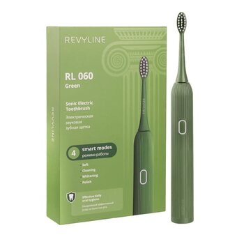  Электрическая зубная щетка REVYLINE RL 060 зеленый 