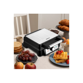  Вафельница KitFort КТ-3607 серебристый 