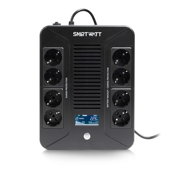  ИБП Smartwatt SAFE PRO LCD 1000 600Вт 1000ВА черный 