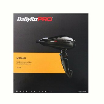  Фен BABYLISS Pro Murano Ionic BAB6160INRE черный 