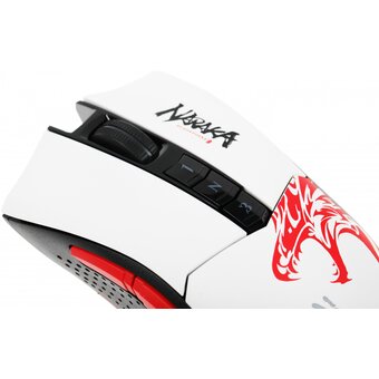  Мышь A4Tech Bloody R90 Plus Naraka оптическая (5000dpi) беспроводная USB (7but) белый/рисунок 