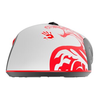  Мышь A4Tech Bloody R90 Plus Naraka оптическая (5000dpi) беспроводная USB (7but) белый/рисунок 