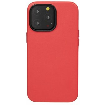  Чехол K-DOO Noble Collection iphone 15 Pro red 