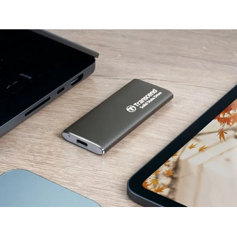  SSD Transcend TS500GESD265C, 500ГБ, серый 