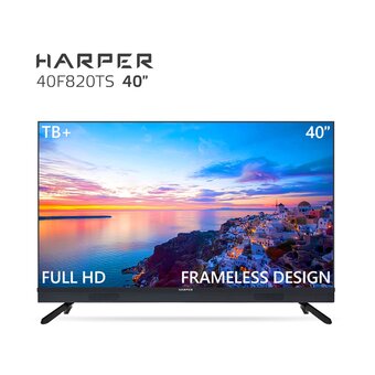  Телевизор HARPER 40F820TS черный 