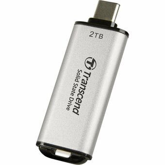  SSD Transcend ESD300 TS2TESD300S, 2ТБ, серебристый 