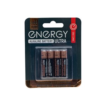  Батарейка алкалиновая Energy Ultra LR03/4B (АAА) 