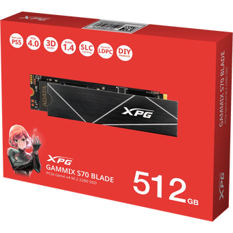  SSD ADATA AGAMMIXS70B-512G-CS 512GB M.2 2280 