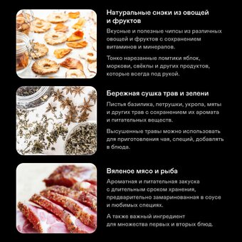  Сушка для фруктов и овощей Hyundai HYFD-1803 черный 
