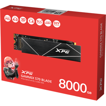  SSD ADATA AGAMMIXS70B-8000G-CS 8TB M.2 2280 
