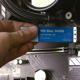  SSD Western Digital Blue SN580 WDS500G3B0E M.2 2280 500GB PCIe Gen4x4 with NVMe, 3D TLC Nand 