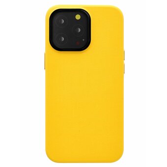  Чехол K-DOO Noble Collection iphone 15 Pro Yellow 