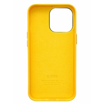  Чехол K-DOO Noble Collection iphone 15 Pro Yellow 
