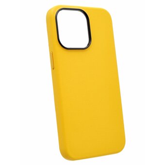  Чехол K-DOO Noble Collection iphone 15 Pro Yellow 