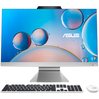  Моноблок Asus F3702WFA-WPE0040 (90PT03M1-M00D30) 27" Full HD Ryzen 5 7520U (2.8) 8Gb SSD512Gb RGr CR noOS GbitEth WiFi 90W клав. мышь белый 