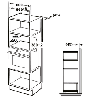  Встраиваемая микроволновая печь Brandt BMG2115B 