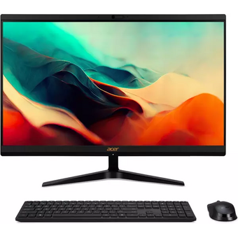  Моноблок Acer Aspire C24-1800 (DQ.BKLCD.006) 23.8" Full HD i3 1315U (1.2) 16Gb SSD512Gb UHDG CR Eshell GbitEth WiFi 65W клав. мышь черный 