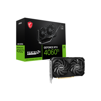  Видеокарта MSI GeForce RTX 4060 Ti Ventus 2X Black 8G 