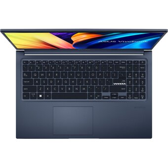  Ноутбук ASUS VivoBook X1502ZA-BQ2345 (90NB0VX1-M03780) 15.6", IPS, Intel Core i7 12700H 2.3ГГц, 14-ядерный, 16ГБ DDR4, 512ГБ SSD, Intel Iris Xe graphi 