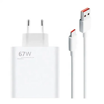  СЗУ Xiaomi 67W 1 USB-A Power Adapter Suit with cabel Type-C EU 