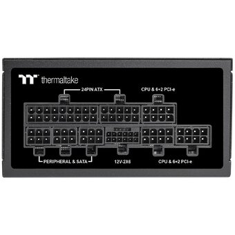  Блок питания Thermaltake Toughpower SFX850 Gen.5 (ps-stp-0850fnfape-1) 850Вт, 90мм, черный, retail 