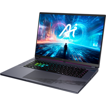  Ноутбук GIGABYTE Aorus 16X (ASG-63KZC64SD) 16", 2024, IPS, Intel Core i9 14900HX 2.2ГГц, 24-ядерный, 32ГБ DDR5, 1ТБ SSD, nVidia GeForce RTX 