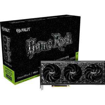  Видеокарта PALIT Nvidia GeForce RTX 4070 Ti Super (NED47TS019T2-1020Q)16 Гб GDDR6X 256 бит PCI-E 4.0 GPU 2340 МГц HDMI DP 
