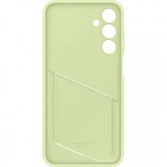  Чехол Original Samsung Card Slot Case EF-OA256TMEGRU для A25 (A256) Lime 