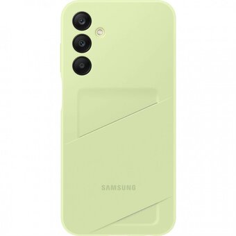  Чехол Original Samsung Card Slot Case EF-OA256TMEGRU для A25 (A256) Lime 